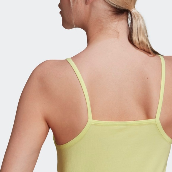 Adidas Lime Green Cropped Athletic Top - Picture 9 of 11